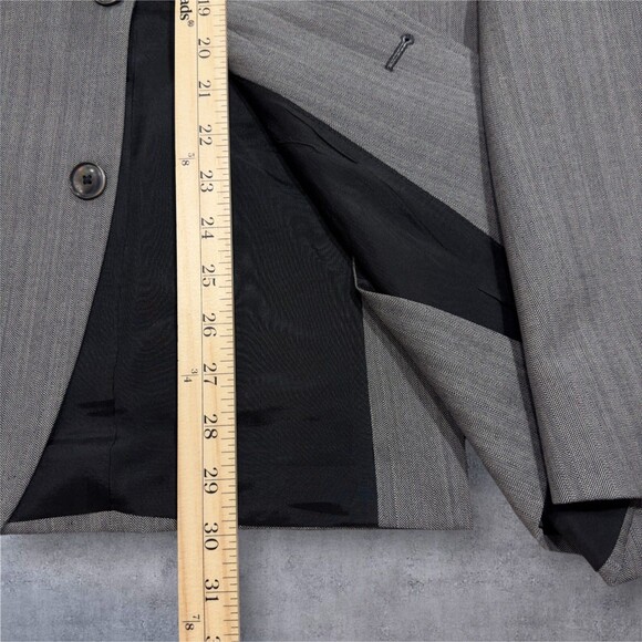 HUGO BOSS Mens Blazer Sport Coat Jacket Two Button Jacket 42R Gray Wool Suits - Picture 13 of 16